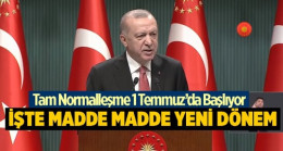 1 Temmuz da Madde Madde Yeni Dönem