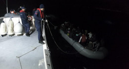 Yunan unsurlarınca ölüme terk edilen 80 göçmen kurtarıldı