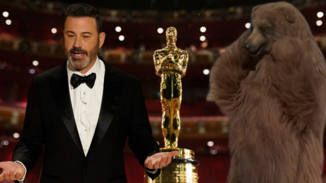 Oscar Ödül Töreni’nde tokat göndermesi! Will Smith’in attığı tokadı anımsatan Jimmy Kimmel yine rahat durmadı: Beşlik çaktı!