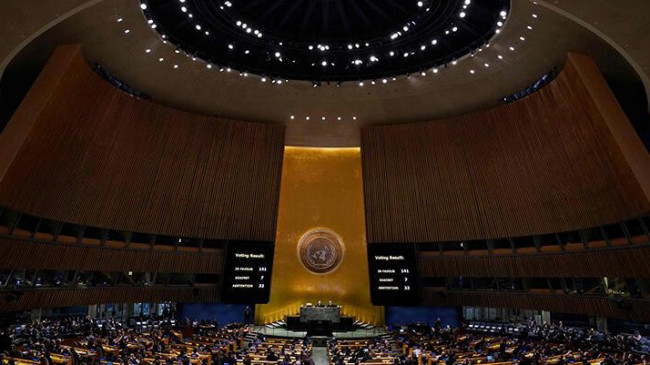 BM’den Rusya kararı! 141 oyla kabul edildi