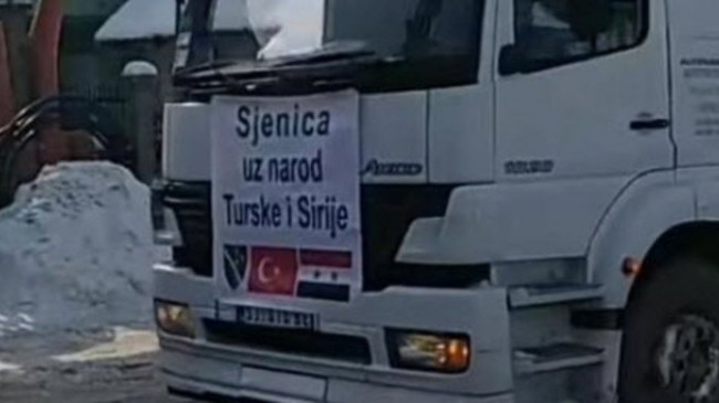 Sırbistan ve Bosna Hersek'ten Türkiye'deki depremzedeler için yardım tırları gönderildi