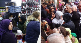 Tekirdağ’da indirim izdihamı! Mağaza açılışında ucuz ürün için birbirleriyle yarıştılar