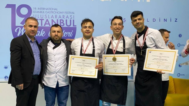 Denizli’de aşçılık programı öğrencilerinden büyük başarı