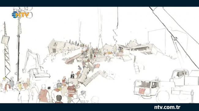 İngiliz sanatçı George Butler depremzedeler için çizimleriyle bağış topluyor