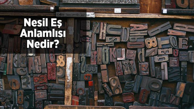 Nesil Eş Anlamlısı Nedir? Nesil Kelimesinin Eş Enlamı Olan Sözcükler