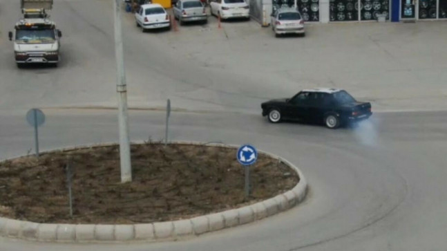 Eskişehir’de drift yapan sürücüye 45 bin lira ceza