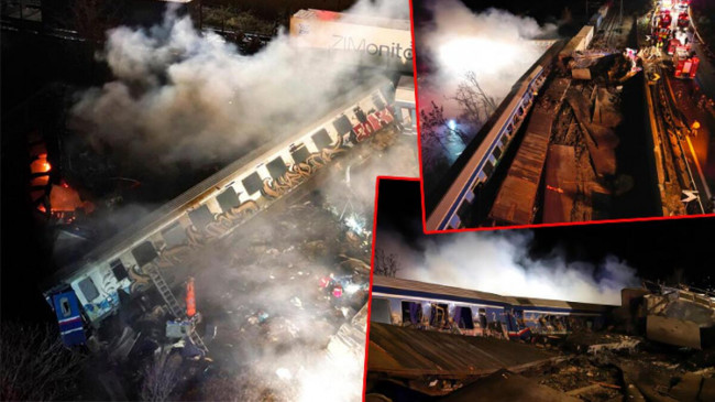 Son dakika… Yunanistan’da tren faciası: En az 29 ölü