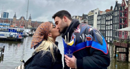 İrem Derici, yeni sevgilisiyle Amsterdam’da dudak dudağa