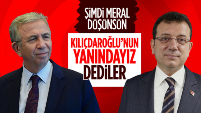 Akşener’in çağrısına İmamoğlu ve Yavaş’tan aynı anda ortak yanıt geldi