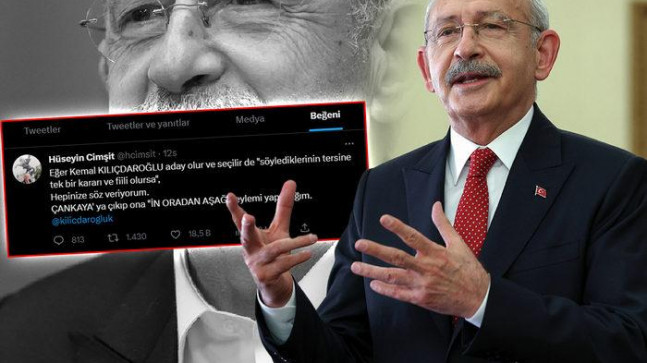 Adaylığının açıklanmasına saatler kala Kılıçdaroğlu’ndan ‘Twitter’ hamlesi! Beğendiği tweet gündem oldu: “İn oradan aşağı”