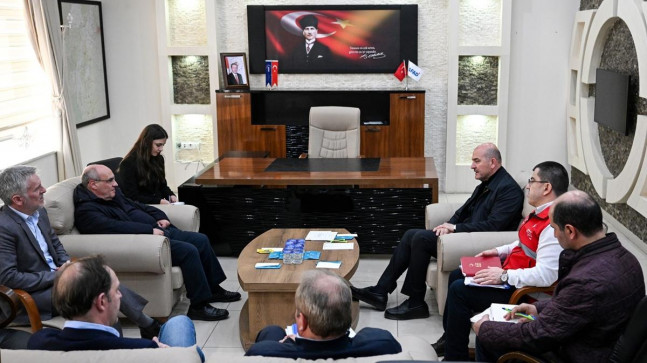 Bakan Soylu, Antonio Vitorino ile bir araya geldi