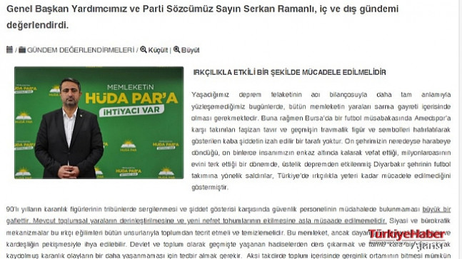 Cumhur İttifakı’nda Yer Alan Hüda-Par’dan Bahçeli’ye “Faşizan” , ‘Irkçı’ Göndermesi – Siyaset