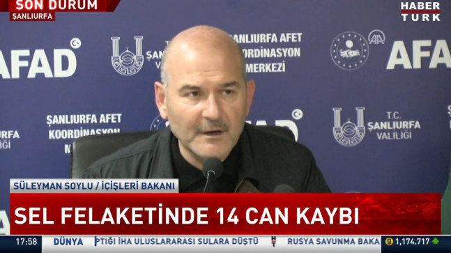 Üç bakan sel bölgesi Şanlıurfa’da: Süleyman Soylu, Vahit Kirişci ve Nureddin Nebati açıklama yaptı
