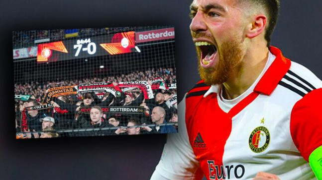 UEFa Avrupa Ligi’nde görülmemiş skor! Feyenoord, Shakhtar’a gol oldu yağdı… Orkun Kökçü şov yaptı!UEFA Avrupa Ligi