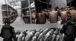 İçeriden gelen fotoğraflar olay yarattı! El Salvador’un mega hapishanesi yine dünya gündeminde…
