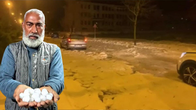 Gaziantep ve Kilis’te ceviz büyüklüğünde dolu yağdı! ‘Gök delindi’