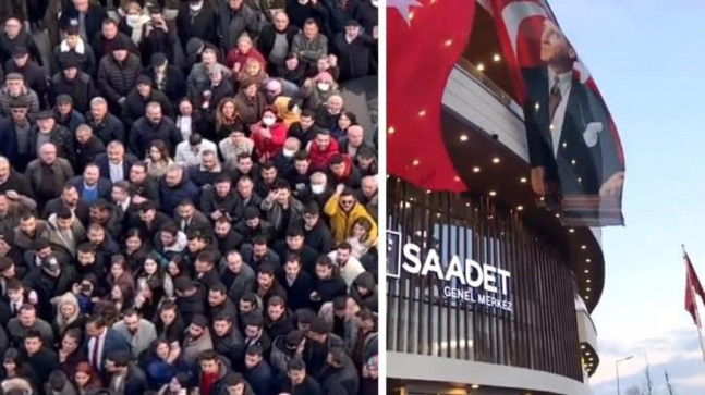 6 parti lideri görüşmede, dışarıda toplanan kalabalığın dilinde bu iki slogan var