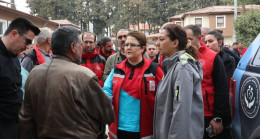 Aile ve Sosyal Hizmetler Bakanı Derya Yanık Hatay’da çadır kenti ziyaret etti
