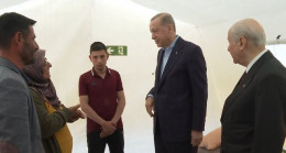 Başkan Erdoğan depremzede Ayşegül Bilen’i ziyaret etti