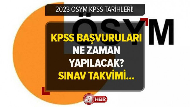 KPSS 2023 BAŞVURU TARİHİ! ÖSYM KPSS başvuruları ne zaman, sınav tarihi belli oldu mu? ÖSYM TAKVİMİ