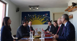 Kılıçdaroğlu, SOL Parti Başkanlar Kurulu Üyesi Önder İşleyen ile bir araya geldi