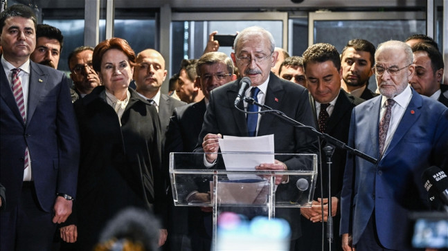 Millet İttifakı'nın cumhurbaşkanı adayının Kemal Kılıçdaroğlu olduğu açıklandı