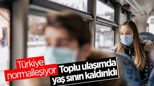 Toplu taşıma araçlarındaki sınırlamalar sona eriyor