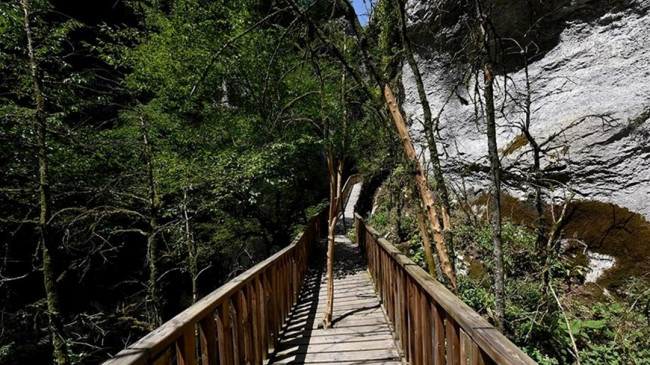 Horma Kanyonu’na ağaç kesilmeden yapılan yürüyüş yolu ziyaretçi sayısını üçe katladı