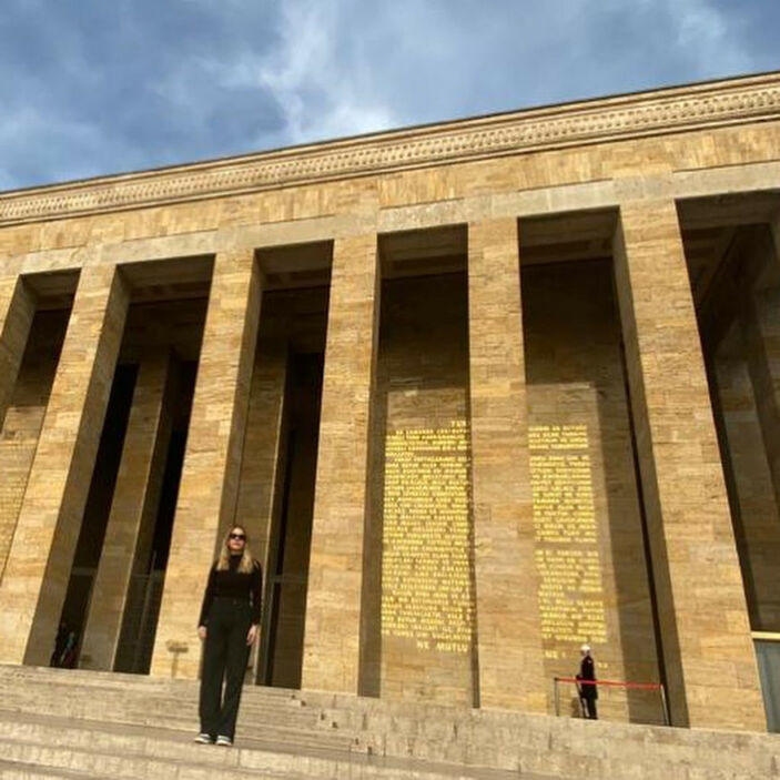 Eda Ece Anıtkabir'den paylaşım yaptı