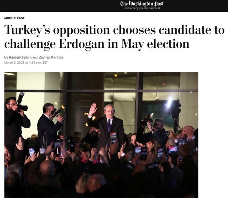 Kılıçdaroğlunun adaylığı dünya medyasında: Her seçimi kaybetmesiyle bilinir