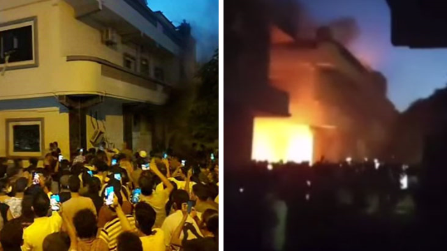 Libya'da halk sokaklara indi, belediye başkanının evini basıp ateşe verdiler